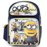 Despicable Me 2 Minions 16" Large School Backpack Lunch Bag Set - Oops!