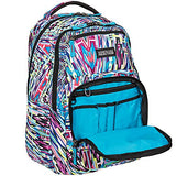 Kenneth Cole R-Tech Double Compartment Backpack With 16" Laptop Pocket, Kaleidoscope