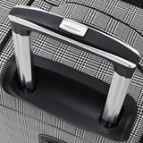 London Fog Softside 28" Spinner Suitcase, Black Menswear Plaid