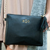 Black Vegan Leather Kendall Purse