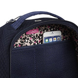 Vera Bradley Iconic Backpack, Microfiber, Classic Navy
