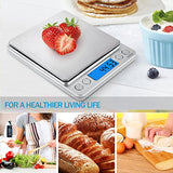 [New Version] AMIR Digital Kitchen Scale, 500g/ 0.01g Mini Pocket Jewelry Scale, Cooking Food