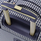 London Fog Softside 28" Spinner Suitcase, Black Tan Plaid