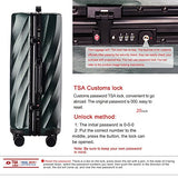 Unitravel Hardside Spinner Luggage Travel Abs Suitcase Spinner Trolley Carry On