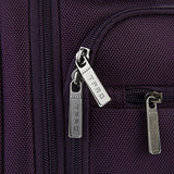 Travelers Polo & Racquet Club Rafael 15 Inch Softside Underseater With Usb Port, Purple