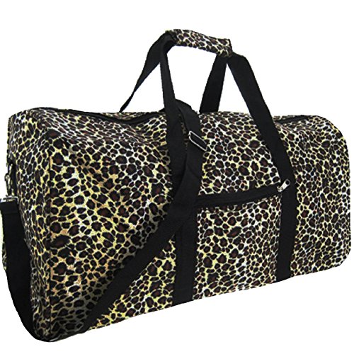 World Traveler 22 Inch Duffle Bag, Leopard, One Size