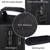 17 Inch Laptop Bag, Travel Briefcase With Organizer, Expandable Large Hybrid Shoulder Bag, Water