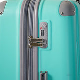 Mia Toro Italy Gelato Hardside Spinner Luggage 3 Piece Set, Lima