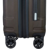 Gabbiano Luca 3 Piece Expandable Hardside Spinner Luggage Set (Black)