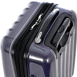 Olympia Titan 21" Expandable Hardcase Carry-On Spinner, Wheeled Luggage in Black
