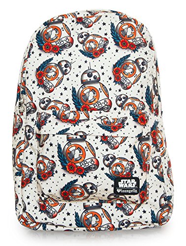 Loungefly The Force Awakens BB-8 Tattoo Backpack (Tan/Multi)