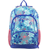Fuel Floral Casual Daypack, Blue/Coral Floral Print