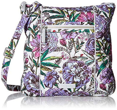 Vera Bradley Iconic Hipster, Signature Cotton, Lavender Meadow