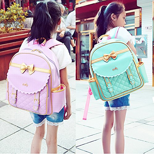 gazigo mini backpack Shop Gazigo Children Princess Waterproof PU B – Luggage Factory