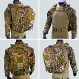 ARMYCAMOUSA 40L Outdoor Expandable Tactical Backpack Military Sport Camping Hiking Trekking Bag
