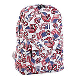 Damara National Flag Print Backpack