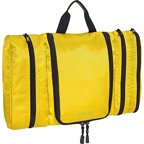 eBags Pack-it-Flat Hanging Toiletry Kit for Travel - (Canary)