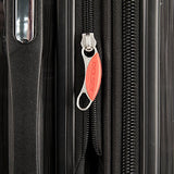 Delsey Luggage Aero 3 Piece Polycarbonate Hardside Spinner Luggage Set,Charcoal,One Size