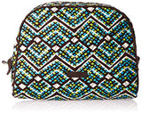 Vera Bradley Large Zip Cosmetic, Rain Forest