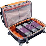eBags Slim Packing Cubes for Travel - Organizers - 3pc Set - (Eggplant)