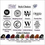 Monogrammed Luggage Tags - Engraved Personalized Custom Traveler Gift