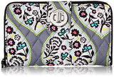Vera Bradley Women's RFID Turnlock Wallet-Signature, Heritage Leaf, One Size