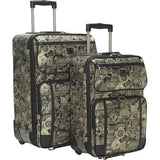Sydney Love New Travel Print 2 Piece Luggage Set 90585 Weekender,Multi,One Size