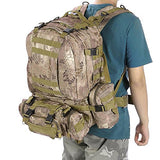 Aw Wild Pythons Grain Waterproof Camping Bag 23X19X5.5" Backpack For Travel Hike Camp Climb