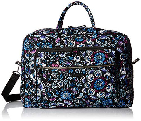 Vera Bradley womens Iconic Grand Weekender Travel Bag, Signature Cotton, Bramble, One Size