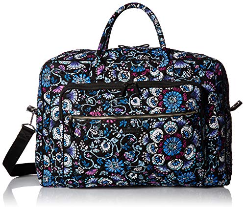 Vera Bradley womens Iconic Grand Weekender Travel Bag, Signature Cotton, Bramble, One Size