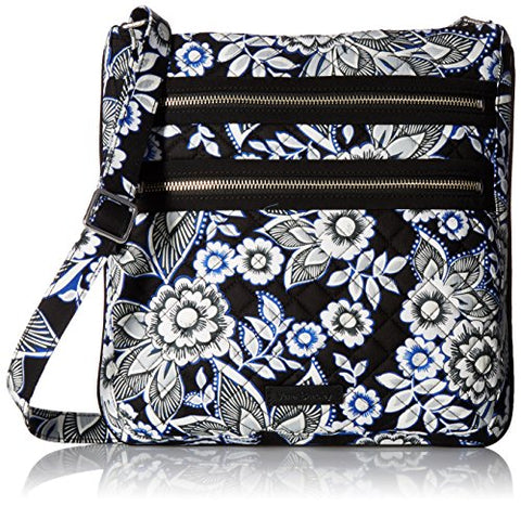 Vera Bradley Triple Zip Hipster, snow lotus
