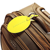 Samsonite Large Vinyl ID Tag Neon Green