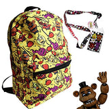 Fnaf Five Nights At Freddy'S School Backpack Luggage Bag With Lanyard (Fnaf Cheese Melt)