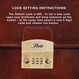 Floto Venezia Combo Full Grain Leather Briefcase Attache