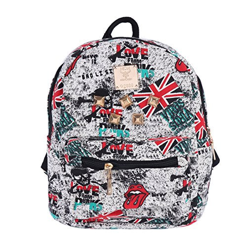 Damara Womens Allover Metal Rivet Signature Shoulders Bag,Multicoloured