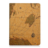 Famavala RFID Blocking Passport Holder Case Cover Wallet, MapBrown