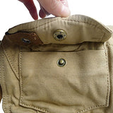 Vagabond Traveler 8" Tall Small Canvas Slim Sling Shoulder Bag C93.Gry