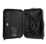 Travel Boarding Case, Universal Wheel Abs Zipper, Travel Outdoor Boarding Case Gift Gift Box Travel Air Travel Case, Black, 20 inch