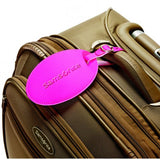 Samsonite Large Vinyl ID Tag Pagoda Blue