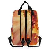 Backpack Thanksgiving Maple Leaf Wallpaper Laptop Bag 14 Inch Lightweight for Men/Women