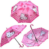 New Hello Kitty Girls And Womens Pink Lace Parasol Umbrella