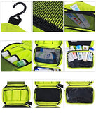 Relavel Travel Toiletry Bag Business Toiletries Bag for Men Shaving Kit Waterproof Compact Hanging Travel Cosmetic Pouch Case for Women Black