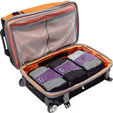 eBags Small Packing Cubes for Travel - Organizers - 3pc Set - (Eggplant)
