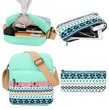 School Backpack for Girls Canvas Backpack Laptop Bookbag Shoulder Daypack Bag Clutch Pencil Pouch
