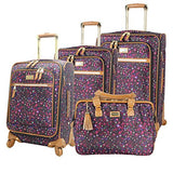 Steve Madden Luggage Honey 4 Piece Spinner Collection (Purple)