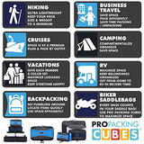 PRO Packing Cubes for Travel - Luggage Organizer Bags, Accessories - Ultralight