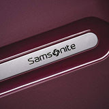 Samsonite Freeform Hardside Expandable with Double Spinner Wheels, Merlot, Checked-Medium 24-Inch