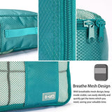 Coolife Packing Cubes Travel Organizers with Laundry Bag 7 Set Hanging Toiletry Bag Portable