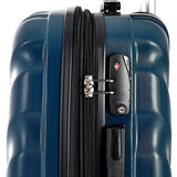 Olympia Usa Vortex Hardside Spinner Luggage Set (Icy Blue)