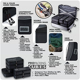 PRO Packing Cubes for Travel - Luggage Organizer Bags, Accessories - Ultralight